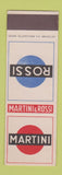Matchbook Cover - Rossi Martini Liquor Belgium SAMPLE