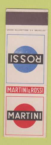Matchbook Cover - Rossi Martini Liquor Belgium SAMPLE