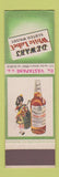 Matchbook Cover - Dewar's White Label Whisky Belgium SAMPLE