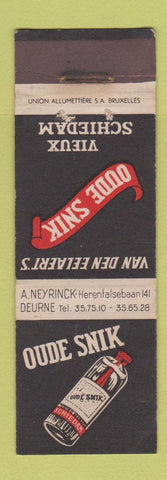 Matchbook Cover - Oude Snik Van Den Eelaaert's Belgium