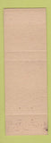 Matchbook Cover - Blankenheym De Swarte Kip Advocaat Belgium