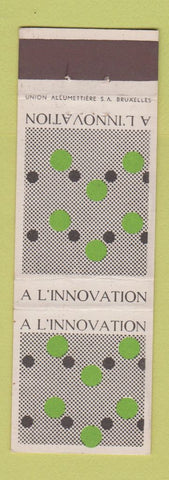 Matchbook Cover - A L'Innovation Belgium