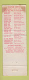 Matchbook Cover - Caribe Hilton San Juan Puerto Rico WEAR