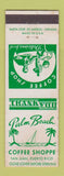 Matchbook Cover - Palm Beach Coffee Shop San Juan Puerto Rico