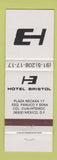Matchbook Cover - Hotel Bristol Mexico DF