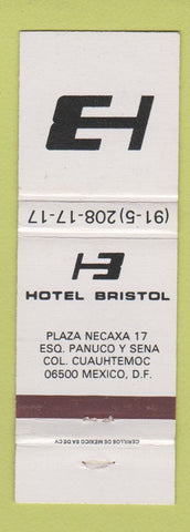 Matchbook Cover - Hotel Bristol Mexico DF