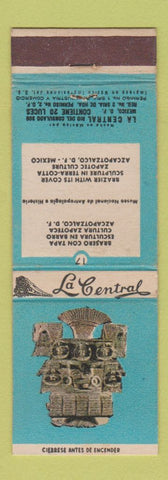 Matchbook Cover - La Central Mexico Azcapotzalco DF