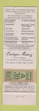 Matchbook Cover - Colonial Restaurant Bar Juarez Mexico