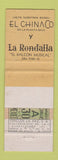 Matchbook Cover - Guadalajara Hilton Mexico WEAR