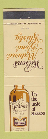 Matchbook Cover - Wilsons Whisky New Zealand
