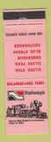 Matchbook Cover - Railways New Zealand railroad WEAR