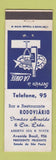 Matchbook Cover - Rodoviario Bar Restaurante Sao Paulo Brazil