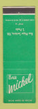 Matchbook Cover - Bar Michel Sao Paulo Brazil