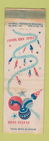 Matchbook Cover - Christmas Brazil WORN