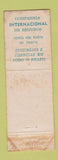 Matchbook Cover - Christmas Brazil WORN