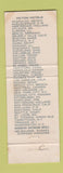 Matchbook Cover - The Makahiki Hilton Hawaii