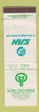 Matchbook Cover - Hotel Oro Verde Guayaquil Ecuador WEAR