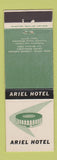 Matchbook Cover - Ariel Hotel London UK Airport