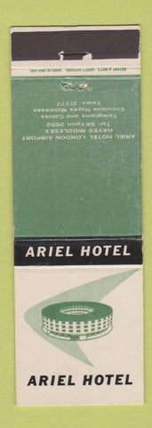 Matchbook Cover - Ariel Hotel London UK Airport