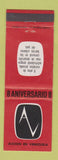 Matchbook Cover - Accion En Venezuela