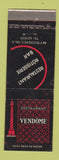 Matchbook Cover - Restaurant Vendome Copacabana Brazil
