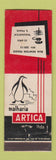 Matchbook Cover - Malhartica Sao Paulo Brazil penguin