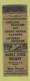 Matchbook Cover - Gomez Curio Market Tijuana Mexico WEAR