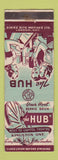 Matchbook Cover - The Hub Kingston ON