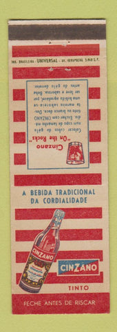 Matchbook Cover - Cinzano Tinto Liquor Brazil