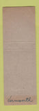 Matchbook Cover - Cinzano Tinto Liquor Brazil