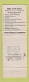 Matchbook Cover - Barbarella Boite Hotel Fiesta Palace Mexico