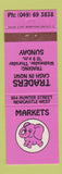Matchbook Cover - Markets Newcastle West Pink Elephant