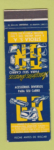 Matchbook Cover - Auto Parts Sao Paulo Brazil