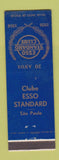 Matchbook Cover - Esso Standard Club oil gas 1956 Sao Paulo Brazil