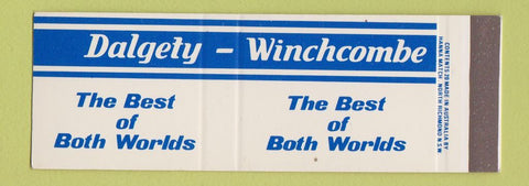 Matchbook Cover - Dalgety Winchcombe Australia SAMPLE livestock tractors