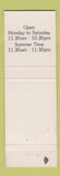 Matchbook Cover - Danish Bistro South Yarra Australia