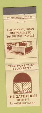 Matchbook Cover - The Gate House Motel Glen Osmond Australia
