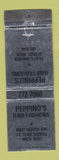 Matchbook Cover - Peppino's Hair Salon St Clair Shores MI WEAR
