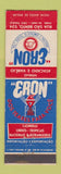 Matchbook Cover - Eron Dos Teares Para Voce Sao Paulo Brazil