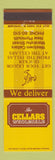 Matchbook Cover - Cellars Wholesale New Plymouth New Zealand