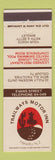 Matchbook Cover - Trailways Motor Inn Timaru New Zealand