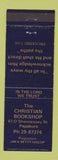 Matchbook Cover - Christian Book Shop Papakura New Zealand
