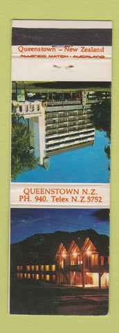 Matchbook Cover - Queenstown New Zealand Hotel