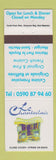 Matchbook Cover - Le Chanteclair St Martin Marigot