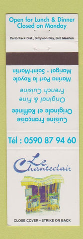 Matchbook Cover - Le Chanteclair St Martin Marigot