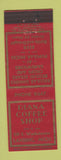 Matchbook Cover - Diana Coffee Shop Lansing MI