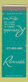 Matchbook Cover - Riverside Motor Inn Lansing MI WEAR