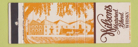 Matchbook Cover - Wilson's Whisky New Zealand WEAR
