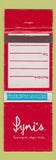 Matchbook Cover - Lyni's Siempre Algo Mas American Express Mexico