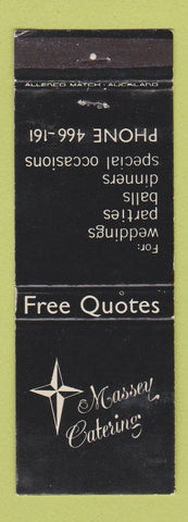 Matchbook Cover - Massey Catering